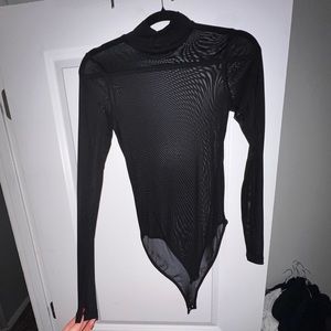 Sheer Long Sleeve Bodysuit